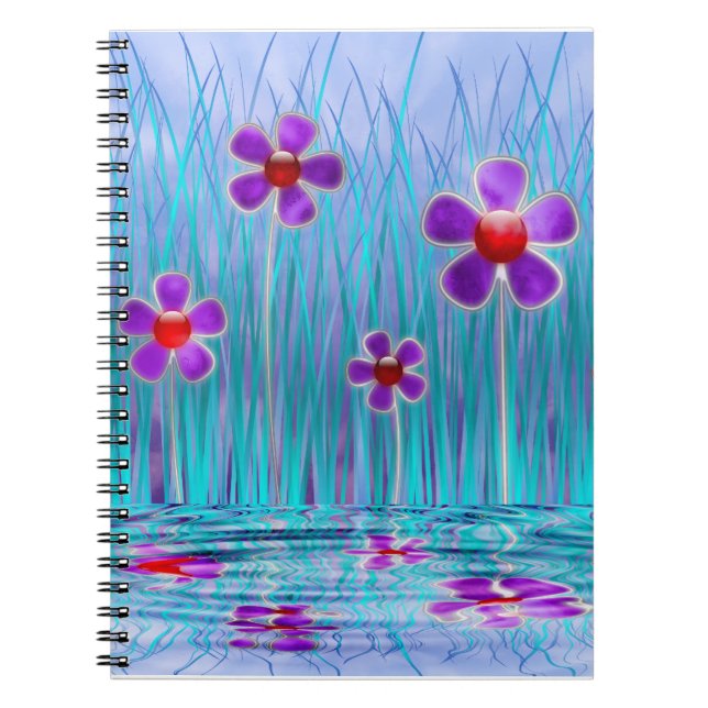 Schüchternes Gänseblümchen-Notizbuch Notizblock (Vorderseite)
