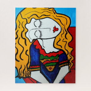 SCHÜCHTERNES MÄDCHEN PUZZLE