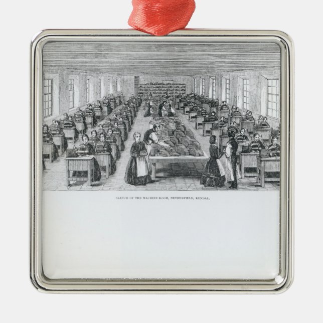 Schuh-Fabrik Ornament Aus Metall (Vorne)