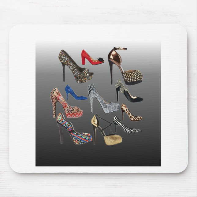 Schuh-fertigen hohe Heels-Collage besonders an Mousepad (Vorne)