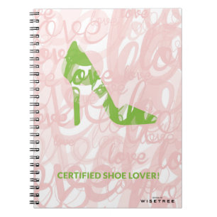 "Schuh-Liebhaber-" Notizbuch Notizblock