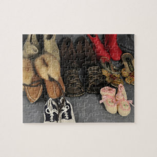 Schuh-Liebhaber-Puzzlespiel Puzzle