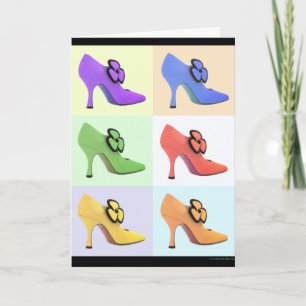 Schuh-Liebhaber-Valentinsgruß Feiertagskarte