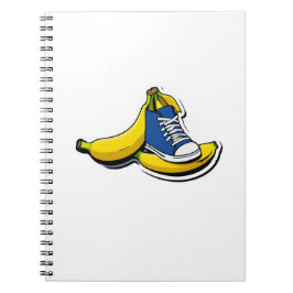 Schuh mit Bananen Notizblock