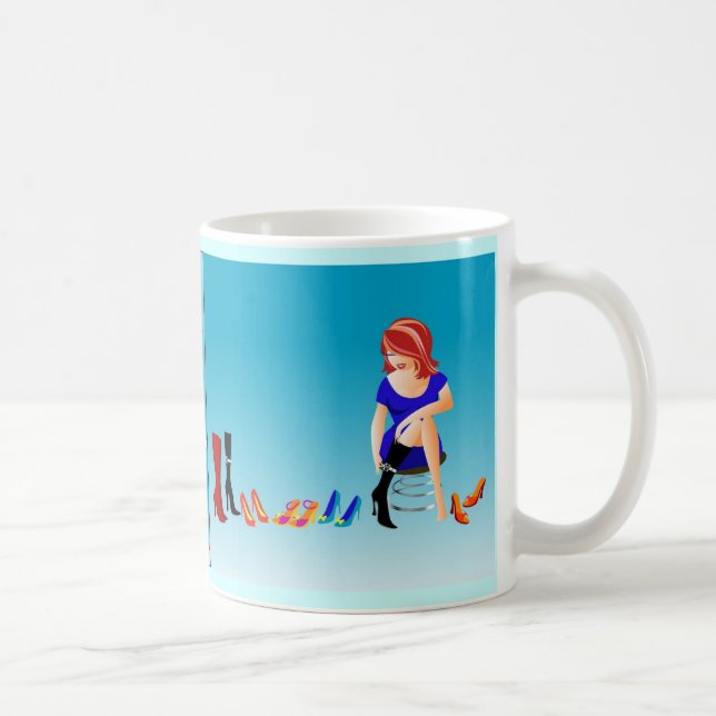 "Schuh Smitten" Tasse (Rechts)