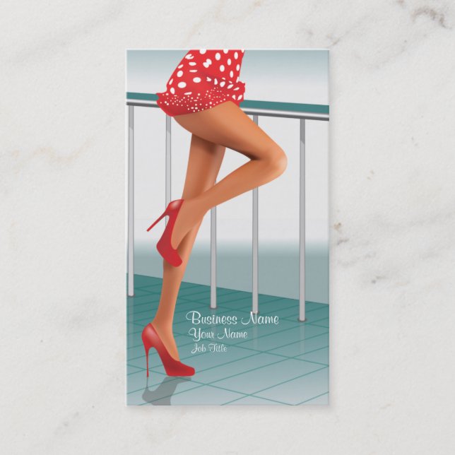 Schuh-Speicher-Geschäfts-Visitenkarte Visitenkarte (Vorderseite)