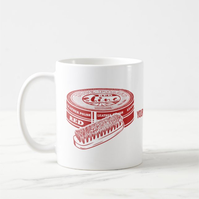 Schuhcreme Kaffeetasse (Links)