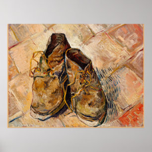 Schuhe, berühmtes Van Gogh-Gemälde, Poster