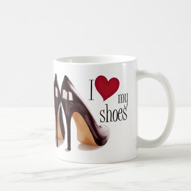 Schuhe der Liebe I Tasse (Rechts)