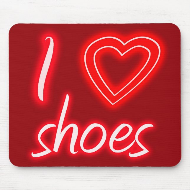 Schuhe des Herzens I Mousepad (Vorne)