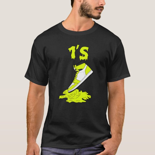 Schuhe Dripping Streetwear OG Visionaire Volt 1s M T-Shirt (Vorderseite)