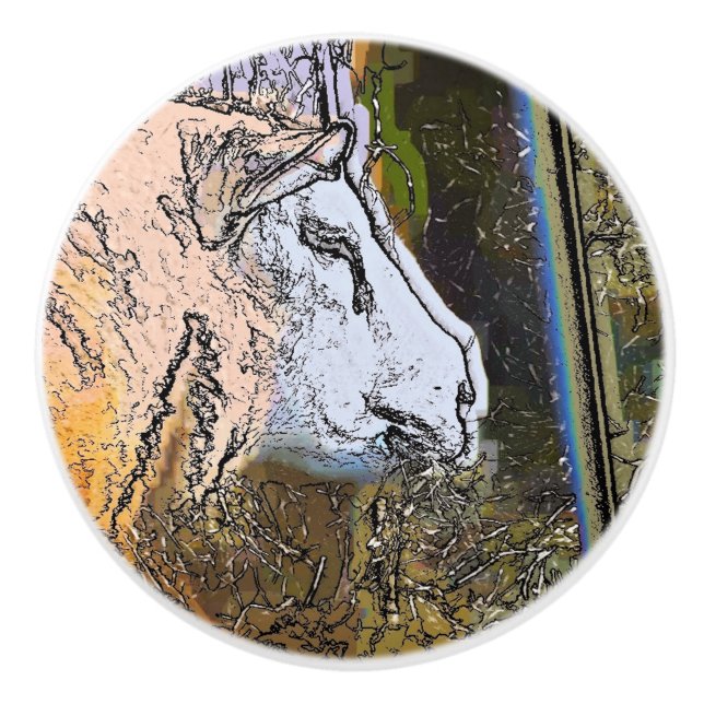 SCHUHE KERAMIKKNAUF (Vorderseite)