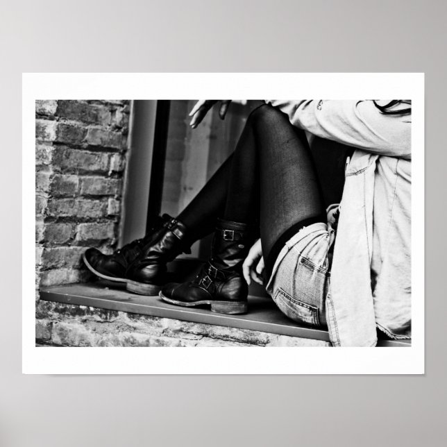 Schuhe Kleidung Frauen Mode Sportschuhe Poster (Vorne)