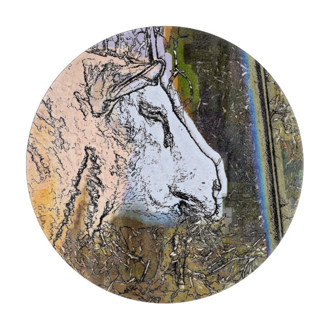 SCHUHE SCHNEIDEBRETT (Vorderseite)