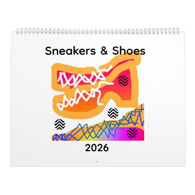 Schuhe und Schuhe Spaß Kalender (Titelbild)