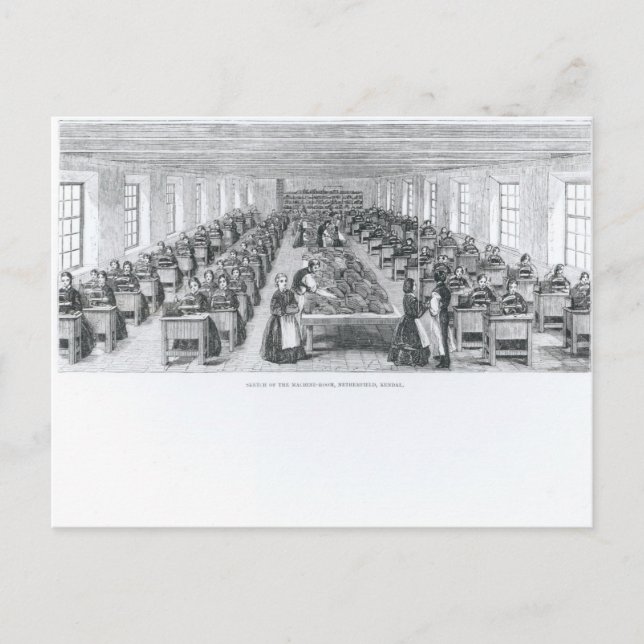 Schuhfabrik Postkarte (Vorderseite)