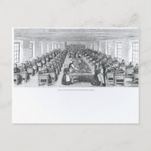 Schuhfabrik Postkarte