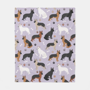 Schuhknochen und Pfoten Fleece Blanket