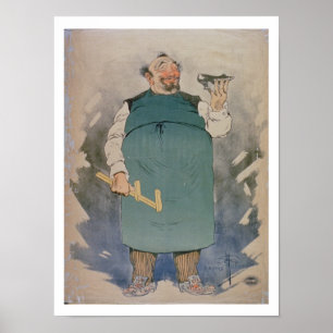 Schuhmacher (Farblitho) Poster