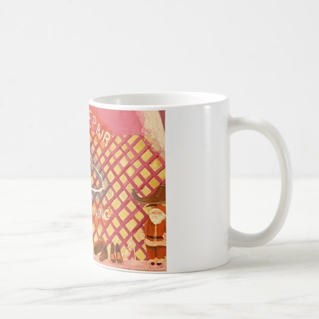 Schuhreparatur Kaffeetasse (Rechts)