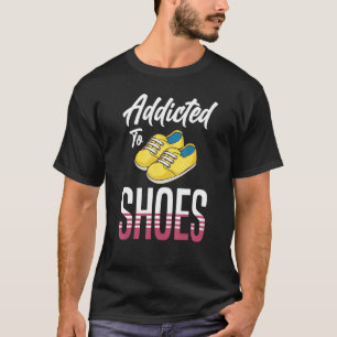 Schuhsammler Sammelt Schuhe Sneaker Paar Zitat T-Shirt