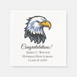 Schul-Adler-Abschluss Serviette