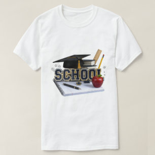 Schul-Grafik-T-Shirt Zurück zur Schule Student T T-Shirt