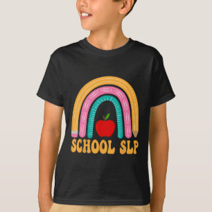 Schul-Regenbogen-Bleistift Frauen Kk zum Schulauft T-Shirt