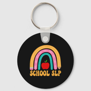 Schul-SLP-Regenbogenstift-Frauen-Byck-To-School-Ap Schlüsselanhänger