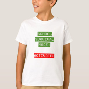 Schul-Überlebensmodus Zurück zur Schule T-Shirt