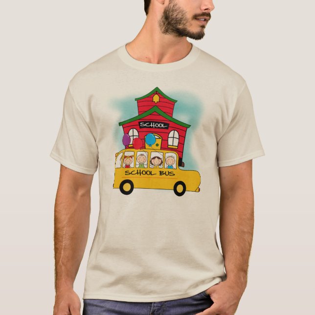 Schul-und Schulbus-T - Shirts und -geschenke (Vorderseite)
