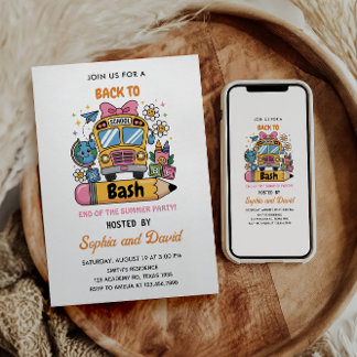 Schulabbruch: 1. Geburtstag im Sommer Einladung