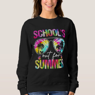 Schulabbruch für die Sommer-Gefärbte Krawatte Summ Sweatshirt