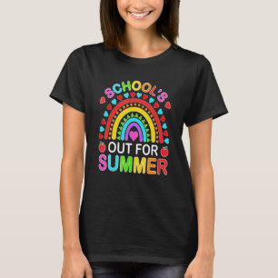 Schulabend für den Sommer glücklich am letzten Sch T-Shirt
