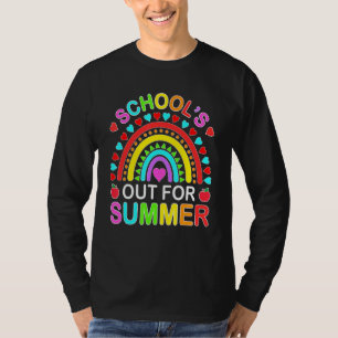 Schulabend für den Sommer glücklich am letzten Sch T-Shirt