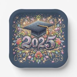 Schulabschluss 2025 pappteller