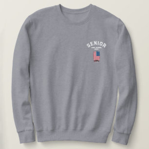 Schulabschluss/Abschluss College Amerikanische Fla Sweatshirt