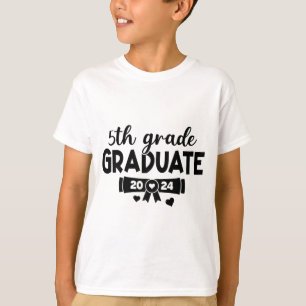 Schulabschluss am letzten Schultag im Jahr 2024 T-Shirt