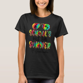 Schulabschluss für die Gefärbte Krawatte Leopard i T-Shirt