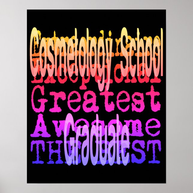 Schulabschluss für Kosmetologie Extraordinaire Poster (Vorne)