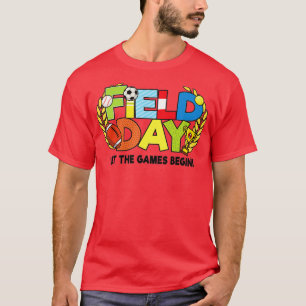 Schulalltag Lehrer Ließ Die Spiele beginnen im Fel T-Shirt