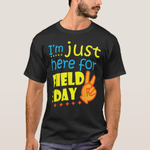 Schulalltag Lehrerin ich bin nur hier für Feld D T-Shirt