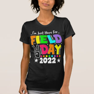 Schulalltag Lehrerin ich bin nur hier für Feld D T-Shirt