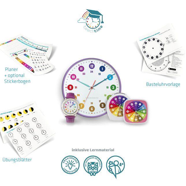 Schulanfangsgeschenk Lernuhr Kinder-Armbanduhr Armbanduhr (Von Creator hochgeladen)