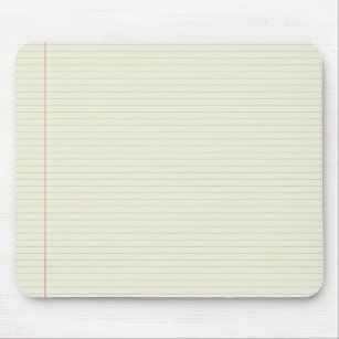 Schulanmerkungs-Papier Mousepad
