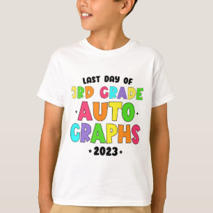 Schulautografien am letzten Tag T-Shirt