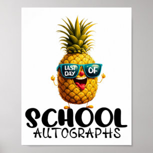 Schulautograph 2024 Abschluss Boys Girls Poster