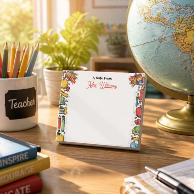 Schulbedarf des Lehrers Post-it Klebezettel (Von Creator hochgeladen)