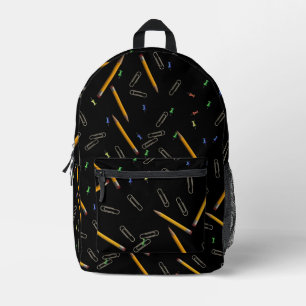 Schulbedarf Pencils Pushpins Schwarzer Rucksack