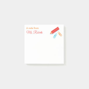 Schulbedarf Post-it Klebezettel